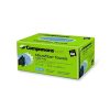 Companions Blue Light Duty Microfiber Towels, 50 Each, 8 Per Pack, 400 Per Case
