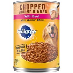 Pedigree Chopped Ground Dinner Beef Dinner, 22 Ounces, 12 Per Case