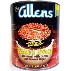 Allens Baked Beans Seasoned With Bacon And Brown Sugar, 115 Ounces, 6 Per Case