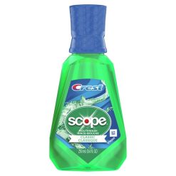 Crest Scope Classic Original Mint Rinse, 8.4 Fluid Ounce, 6 Per Case