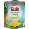 Dole Choice Pineapple Cubes In Light Syrup, 106.08 Ounce, 6 Per Case