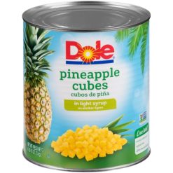 Dole Choice Pineapple Cubes In Light Syrup, 106.08 Ounce, 6 Per Case