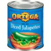 Ortega Diced Jalapeno Peppers, 26 Ounces, 12 Per Case