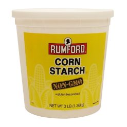Rumford Corn Starch Non-Gmo, 3 Pound, 6 Per Case
