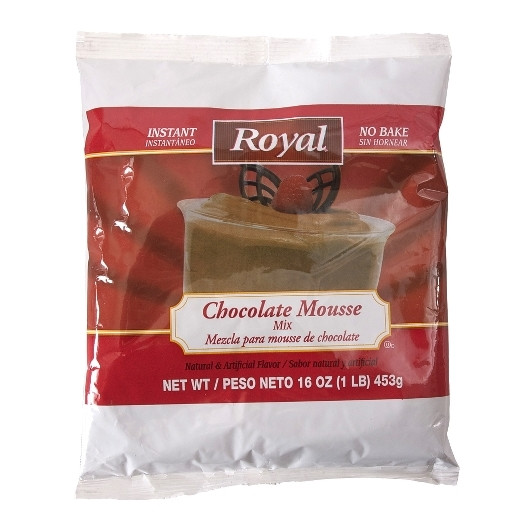 Royal Chocolate Mousse Mix, 16 Ounce, 6 Per Case