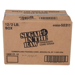 Sugar In The Raw Turbinado Cane Sugar, 2 Pound, 12 Per Case