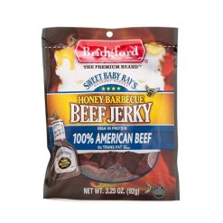 Bridgford Sweet Baby Ray s Honey Barbecue Beef Jerky, 3.25 Ounce, 12 Per Case