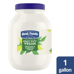 Best Foods Vegan Mayonnaise, 1 Gallon, 4 Per Case
