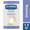 Hellmanns Classics Ranch Salad Dressing, 1.5 Ounce, 102 Per Case