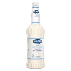 Hellmann s Classics Light Ranch Salad Bar Dressing Bottle, 32 Ounce, 6 Per Case