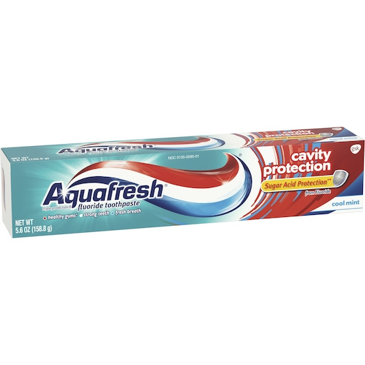 Aqua-Fresh Cavity Protection Cool Mint Toothpaste, 5.6 Ounces, 12 Per Case