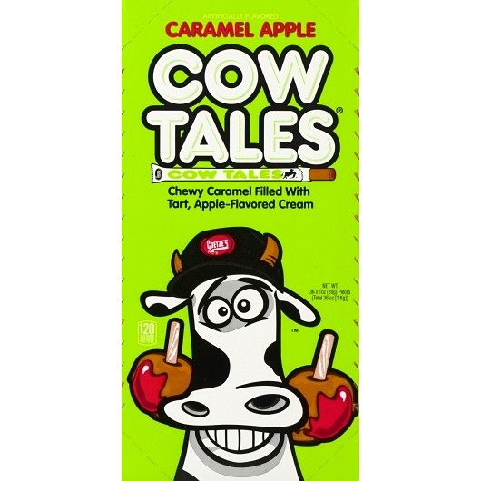Cow Tales Caramel Apple Cow, 1 Ounce, 36 Per Pack, 12 Per Case