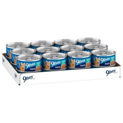 9 Lives Chicken And Tuna Pate Wet Cat Food, 5.5 Ounce, 24 Per Case