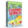 Wylers Light Island Punch Green Tropical Dream Drink Mix Singles To Go, 10 Count, 12 Per Case
