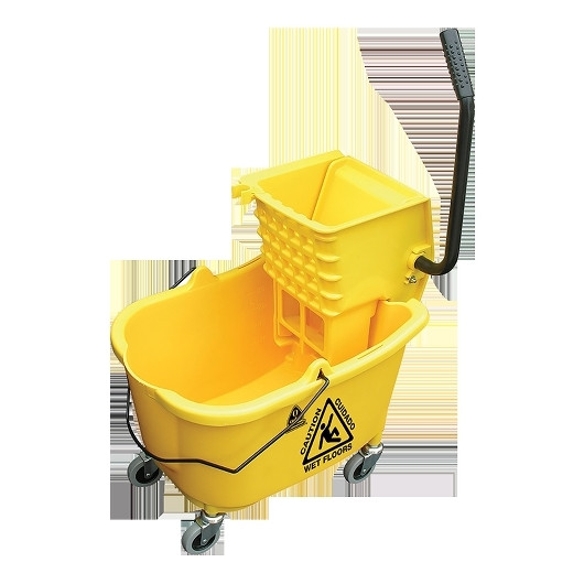 O-Cedar Commercial O-Cedar Yellow 32 Quart Mop Bucket & Wringer, 1 Each