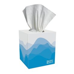 Pacific Blue Facial Tissue Cube, 100 Count, 36 Per Case