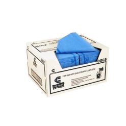 Chicopee 13 X 21 Pro-Quat Medium Duty Blue With Blue Print Towel, 150 Per Case