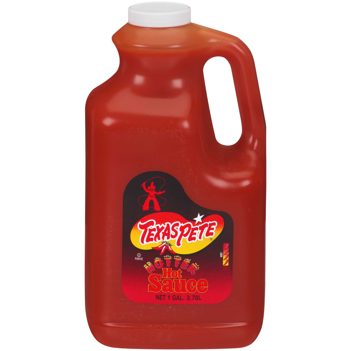 Texas Pete Hotter Hot Sauce Bulk, 1 Gallon, 4 Per Case