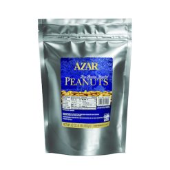 Azar Unsalted Dry Roast Peanut, 2 Pound Bag - 3 Per Case