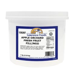 Lawrence Foods Apple Orchard Fresh Fruit Filling, 7 Pounds, 4 Per Case