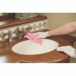 Atlantic Mills 13 Inch X 20 Inch Economy Food Service Pink And White Wipe, 200 Each