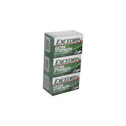 Excedrin Extra Strength, 24 Each, 3 Per Pack, 8 Per Case