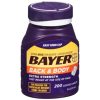 Bayer Aspirin Back and Body Extra Strength Coated Tablets, 200 Count, 24 Per Case
