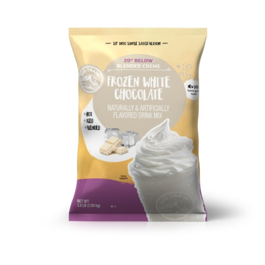 Big Train 20% Below Frozen White Chocolate Mix, 3.5 Pound, 5 Per Case