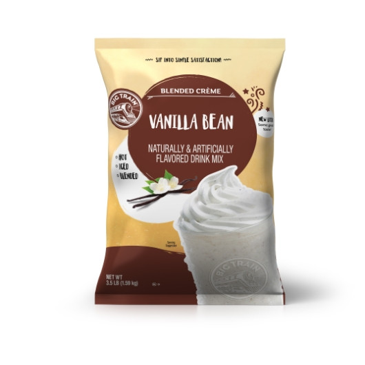 Big Train Vanilla Bean Blended Creme Drink Mix, 3.5 Pound, 5 Per Case