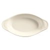 Libbey Bedrock Ovenware 8 Oz Oval Welsh Rarebit Cream White, 24 Per Case