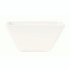 World Tableware Inc. Slate Ultra Bright White 20 Oz Square Bowl 5.5 , 24 Each