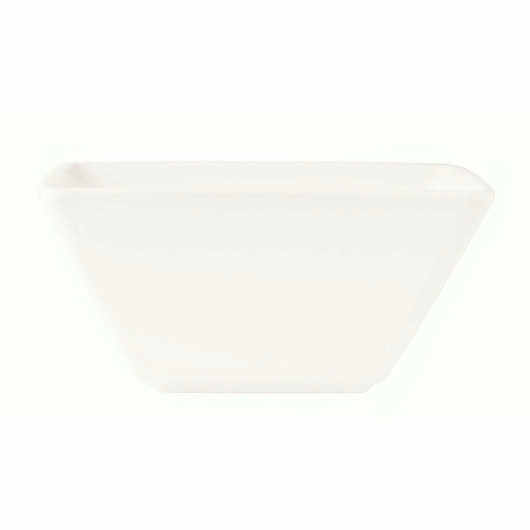 World Tableware Inc. Slate Ultra Bright White 20 Oz Square Bowl 5.5 , 24 Each