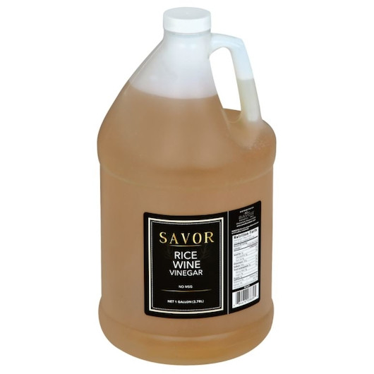 Savor Imports Unseasoned Rice 4.5% Vinegar Bulk, 1 Gallon, 4 Per Case