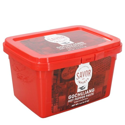 Savor Imports Gochujang Hot Pepper Paste, 3 Kg (Pack of 4)