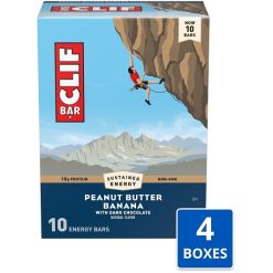 Clif Peanut Butter Banana With Dark Chocolate Bar, 2.4 Ounce, 40 Per Case