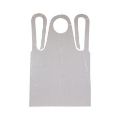 Neatgards Heavy Duty Smooth Clear Poly Apron, 100 Each, 100 Per Pack, 1 Per Case
