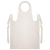Neatgards Medium Duty Smooth White Poly Apron, 100 Each, 100 Per Pack, 1 Per Case