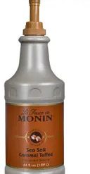 Monin Sea Salt Caramel Toffee Flavored Sauce, 64 Oz, 4 Per Case