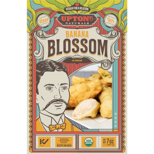 Uptons Naturals Banana Blossom In Brine, 7 Ounces, 6 Per Case