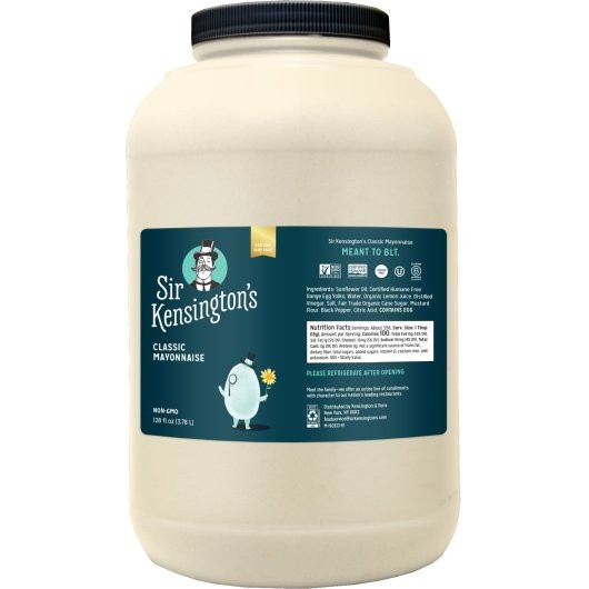 Sir Kensington s Classic Mayonnaise, 1 Gallon, 4 per case