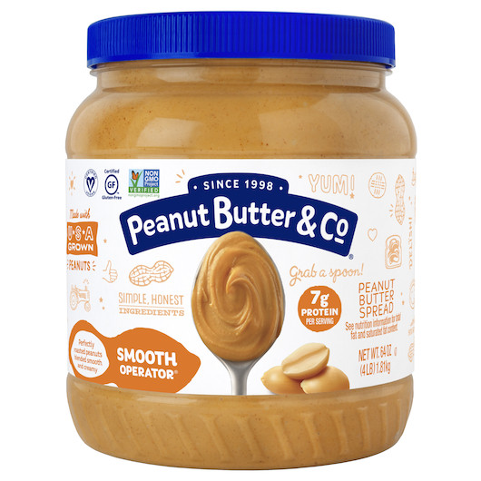 Peanut Butter & Co Smooth Operator Peanut Butter Spread, 64 Ounce, 6 Per Case
