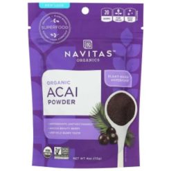 Navitas Organics Organic Acai Powder, 4 Ounces, 12 per case
