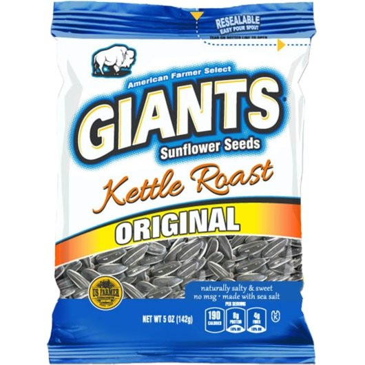 Giants Kettle Roast Sweet & Salty Seeds, 5 Ounces, 12 Per Case