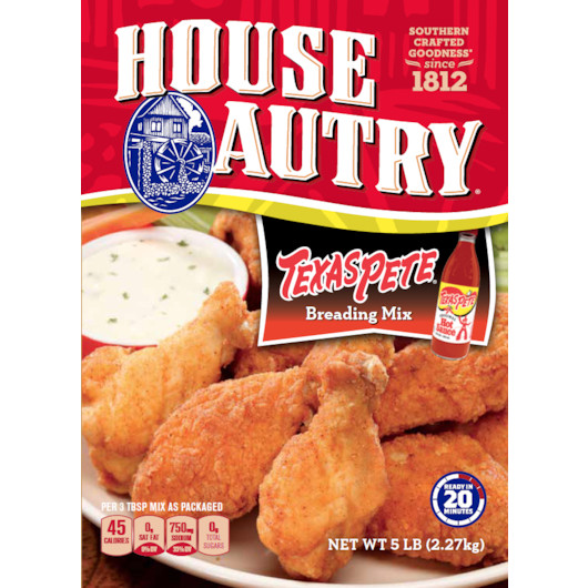 House-Autry Mills Texas Pete Breading, 5 Pound, 6 Per Case