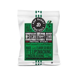 Pop Daddy Mexican Street Corn Pretzel, 3 Ounce, 12 Per Case