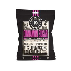 Pop Daddy Cinnamon Sugar Pretzel, 3 Ounce, 12 Per Case