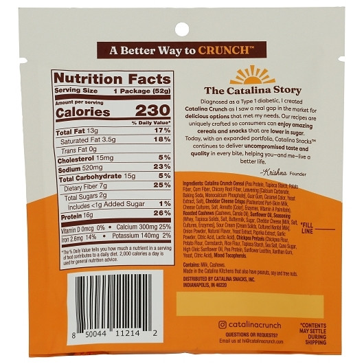 Catalina Snacks Inc Cheddar Crunch Mix, 1.8 Ounce, 12 Per Case