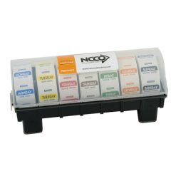 Ncco National Checking Label Locker 1 Inch Day Of Week Permanent Dispenser, 1 Count