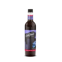 Davinci Gourmet Syrup Blueberry Plastic Bottle, 750 Milliliter, 4 Per Case