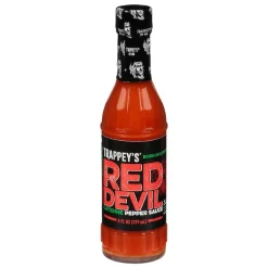 Trappey Red Devil Cayenne Pepper Hot Sauce Bottle, 6 Fluid Ounce, 24 Per Case